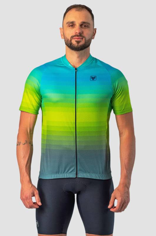 Camisa De Ciclismo Masculina Basic Shore Verde - TAM M