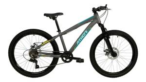 Bicicleta Athor Aro 24 Brave Tz 1X7v Sh Disc Grafit