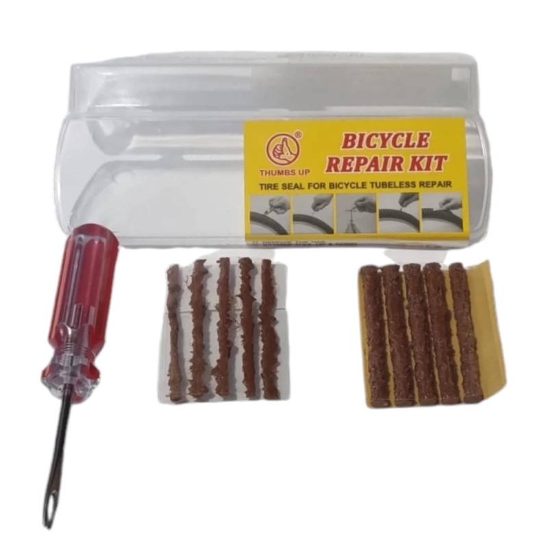 Kit Reparo Conserto Pneu Chave C/10 Macarrão Bike Thumbs Up