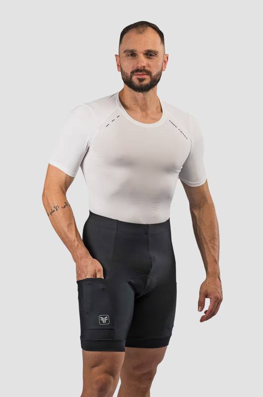 Bermuda Ciclismo Masculina Basic 30 Preto - TAM GG