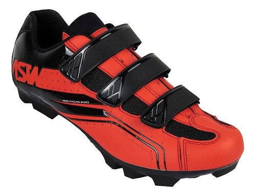 Sapatilha Asw Fury Mtb Bike Trilha C/ Cravos E Ventilação