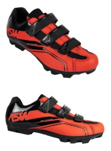Sapatilha Asw Fury Mtb Bike Trilha C/ Cravos E Ventilação - Imagem 3