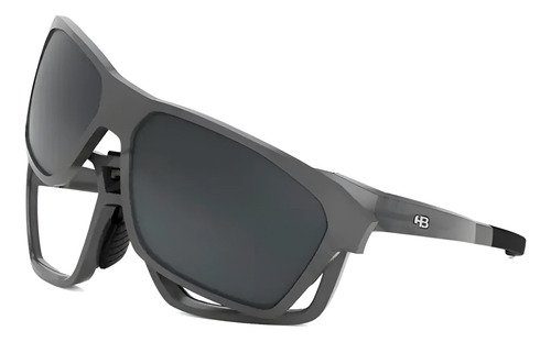 Óculos Hb Presto Clip-on Graphene Black Cinza Uv