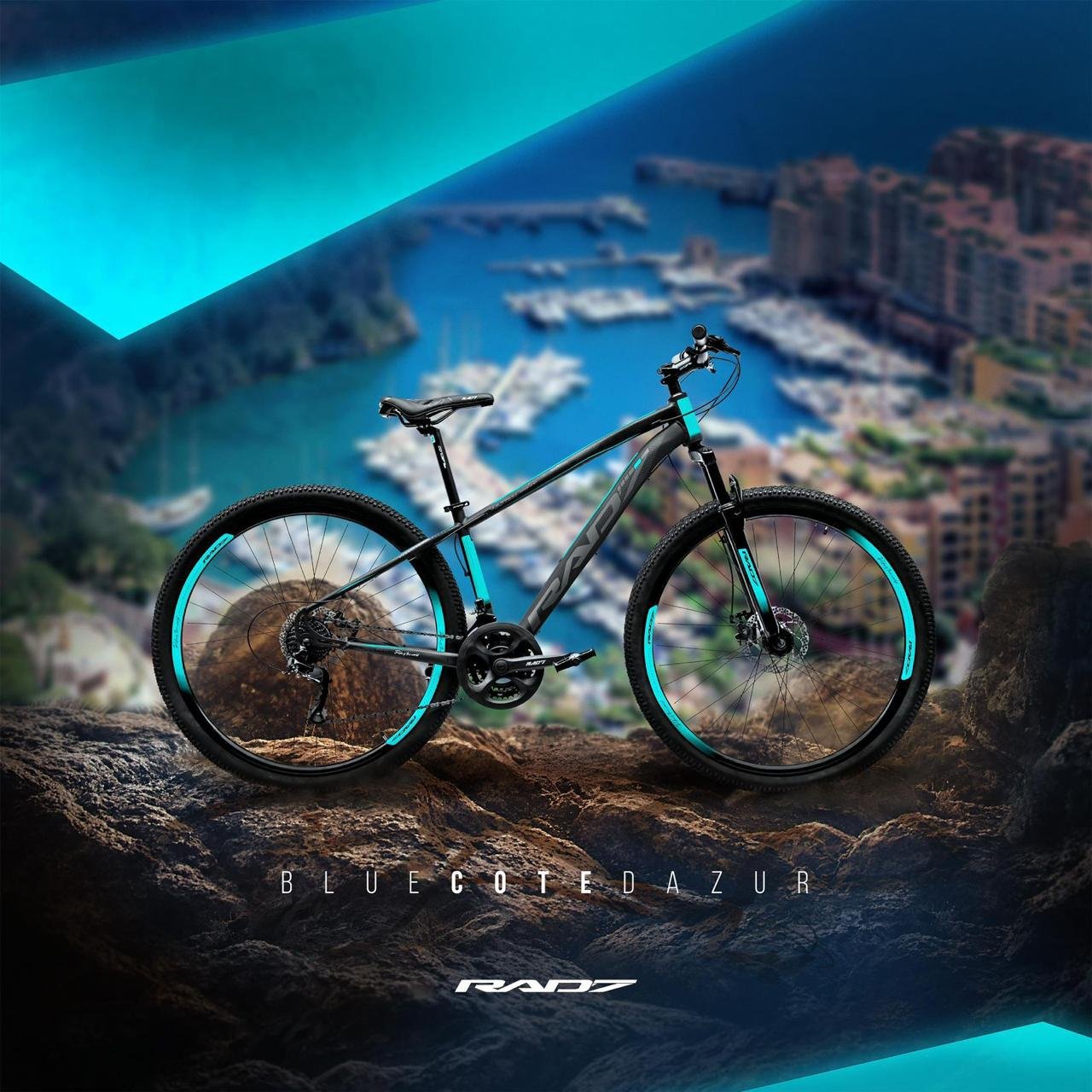 Bicicleta Rad 7 Aro 29 Alumínio 21v Freio a Disco Suspensão